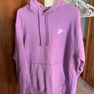 Nike Lavender Hoodie with Logo